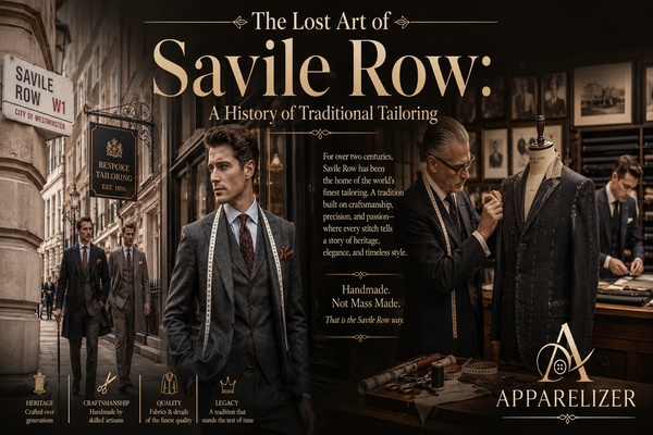 The Lost Art of Savile Row: A History of Traditional Tailoring